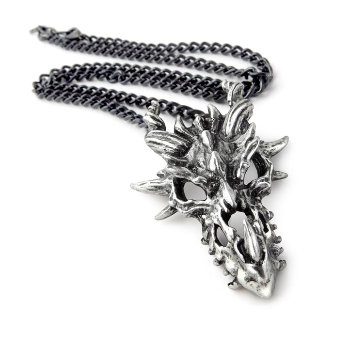 Alchemy Gothic Dragon Skull Pendant