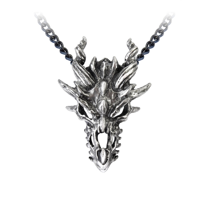 Alchemy Gothic Dragon Skull Pendant