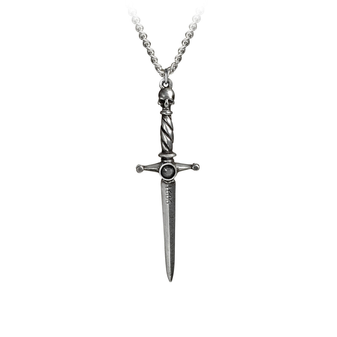 Alchemy Gothic Hand of Macbeth Dagger Pendant
