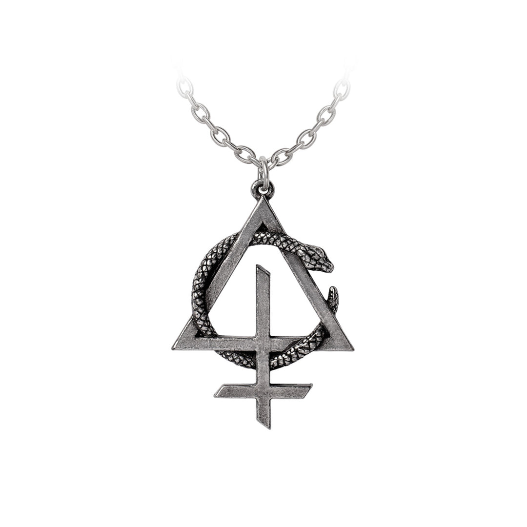 Alchemy Rocks Behemoth Opvs Contra Natvram Snake Symbol Pendant