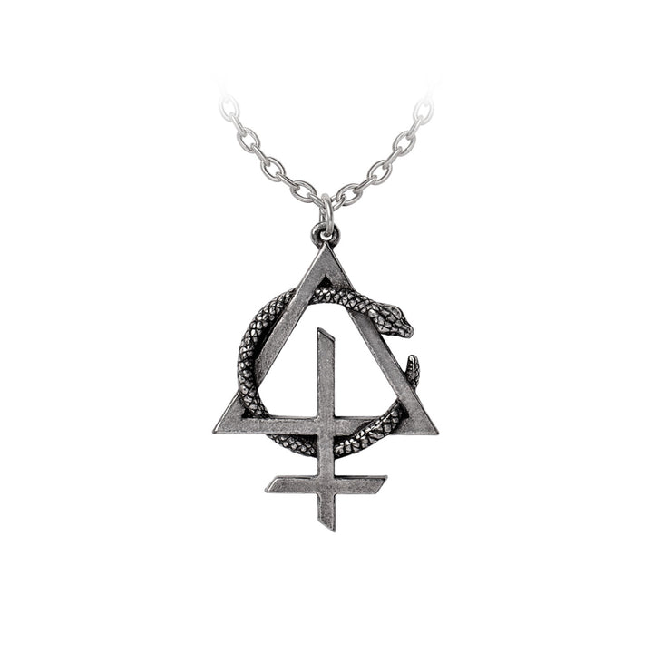 Alchemy Rocks Behemoth Opvs Contra Natvram Snake Symbol Pendant