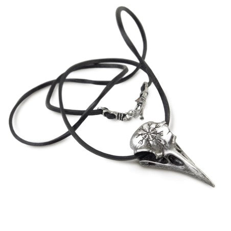 Alchemy Gothic Helm Of Awe Ravenskull Pendant